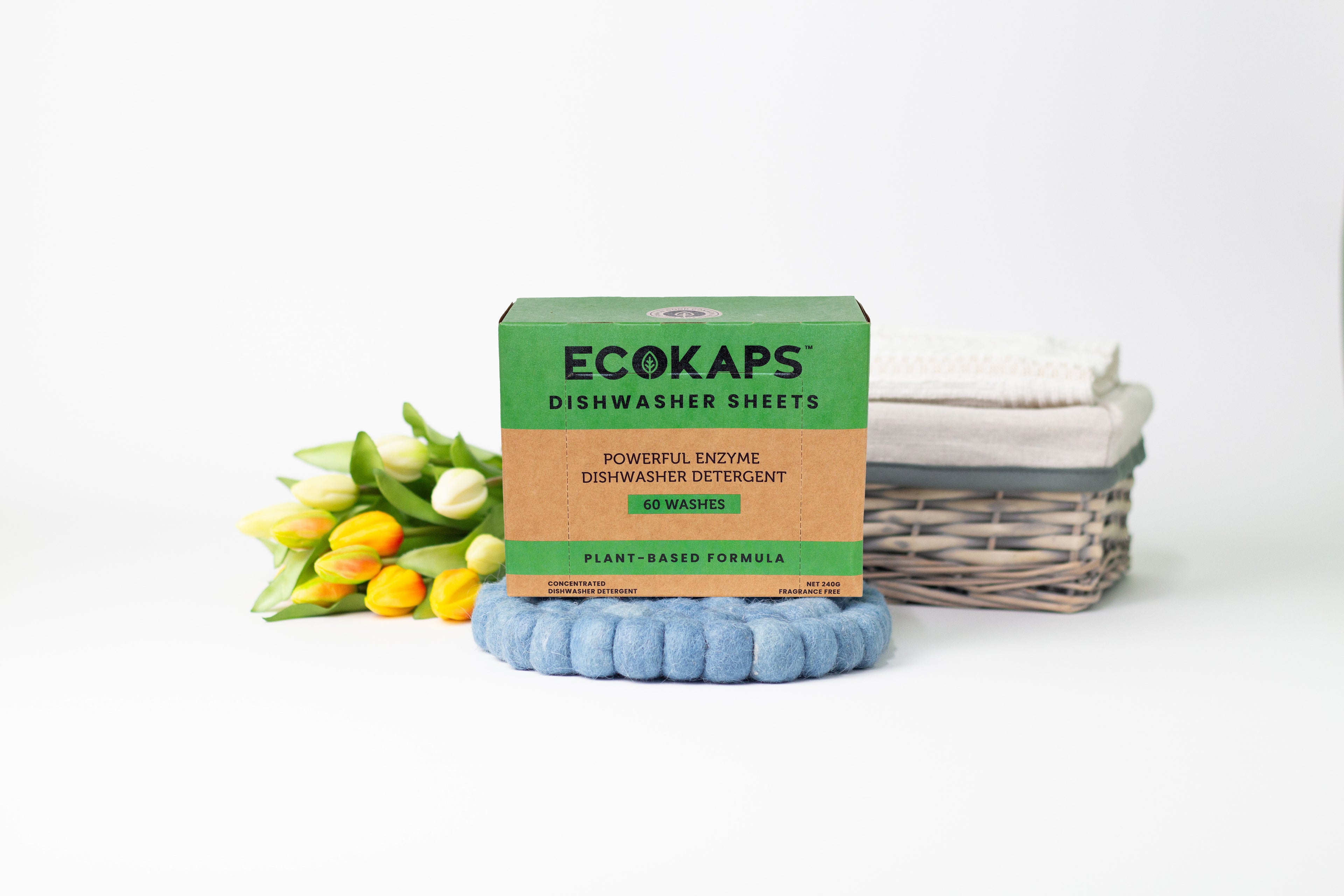 Eco Friendly Dishwasher Enzyme Detergent Sheets